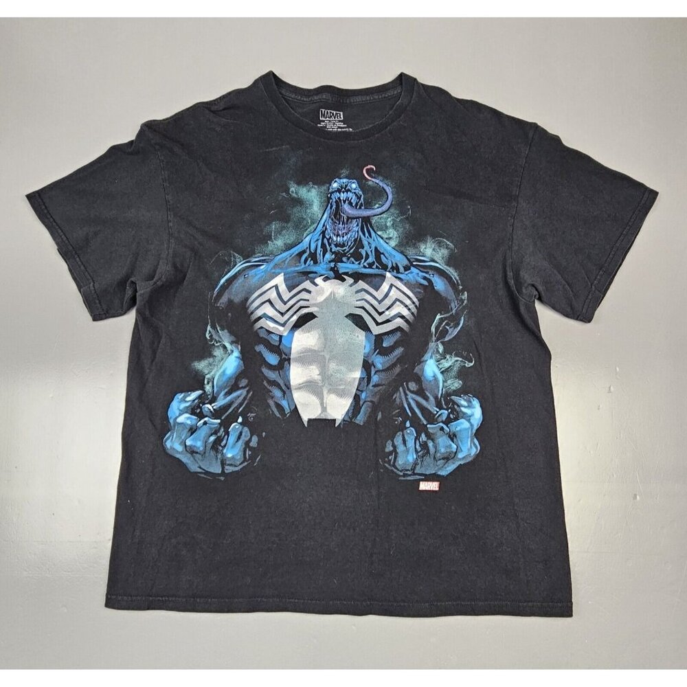 Marvel Comics Tshirt Mens XL “Venom” Spider-Man Y2K Superhero Vilan.